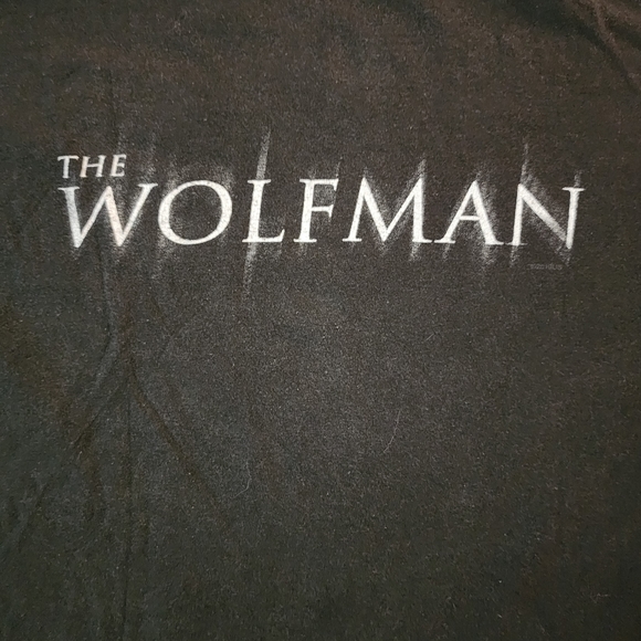 The Wolfman Movie Promo Tshirt Sz. Medium - Picture 4 of 9